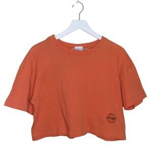 Vintage Single Stitch Mega Sport Crop T Shirt - Women's M